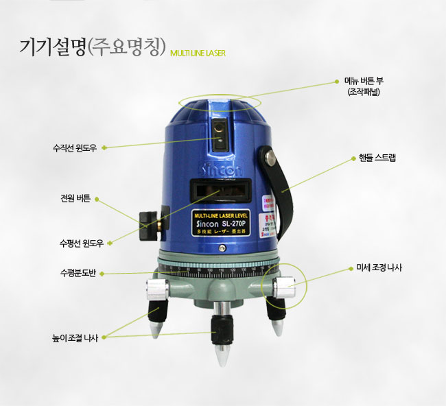 新坤SL-270P自動(dòng)安平激光標(biāo)線儀